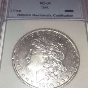 Rare Deep Mirrored Proof DMPL MS64 Morgan Dollar